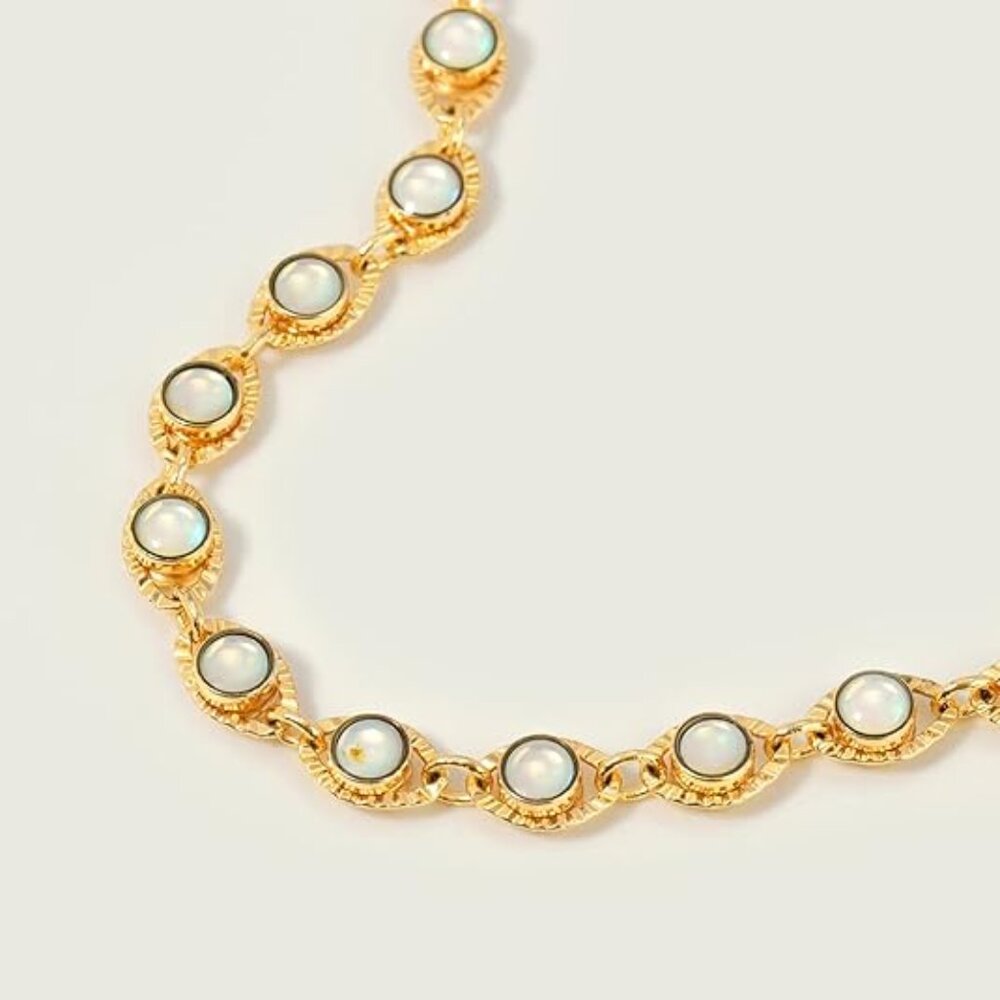 Neiman Marcus Opal Evil Eye Bracelet - Picture 3 of 4